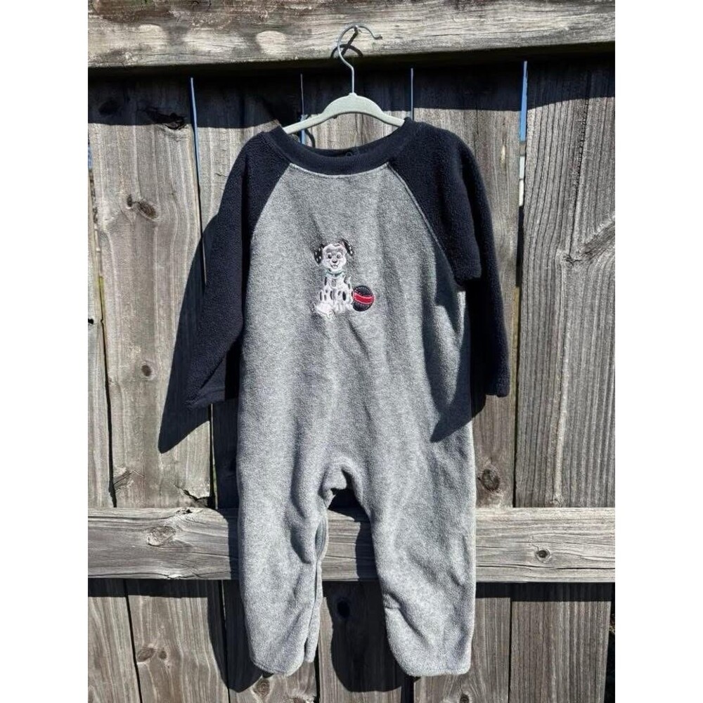 Rare Vintage 101 Dalmations Embroidered Bodysuit/One Piece 24m Baby Y2K Romper